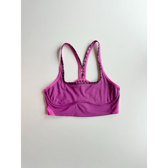 FREE PEOPLE MOVEMENT Run Remix Purple Square Neck Racerback Sports Bra, Size M - Picture 4 of 13